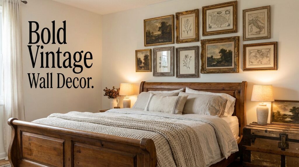 Anchor Text: Bold Vintage Wall Decor
