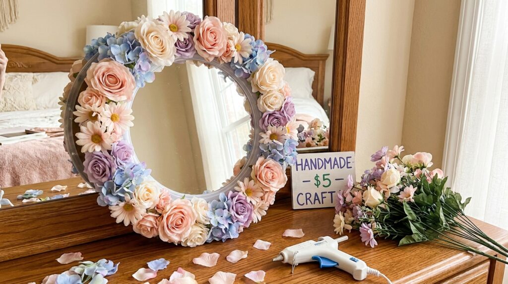 Flower Mirror Craft