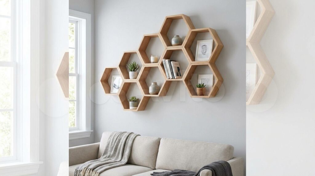 Hexagon Shelf Decor