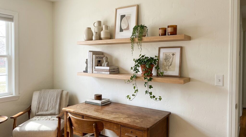 Floating Shelf Styling