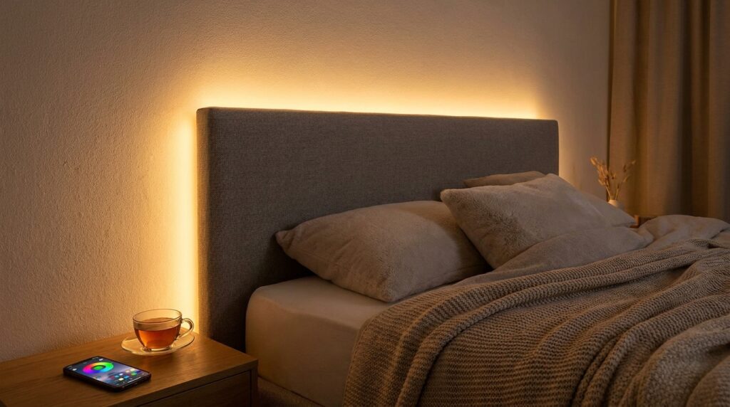 Dreamy LED Headboard