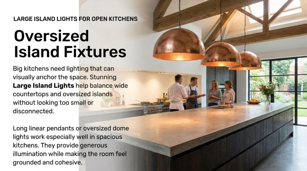 Oversized Island Fixtures