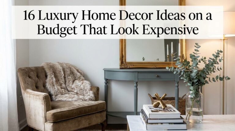Luxury Home Decor Ideas on a Budget