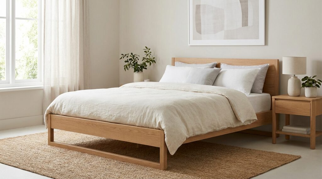 Simple Minimalist Bed