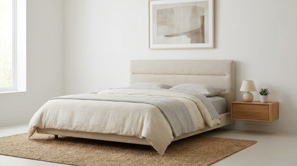 Simple headboard style