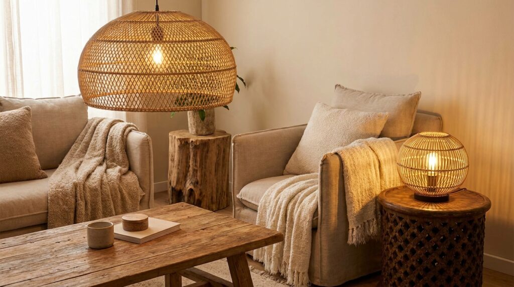 Cozy Rustic Lighting
