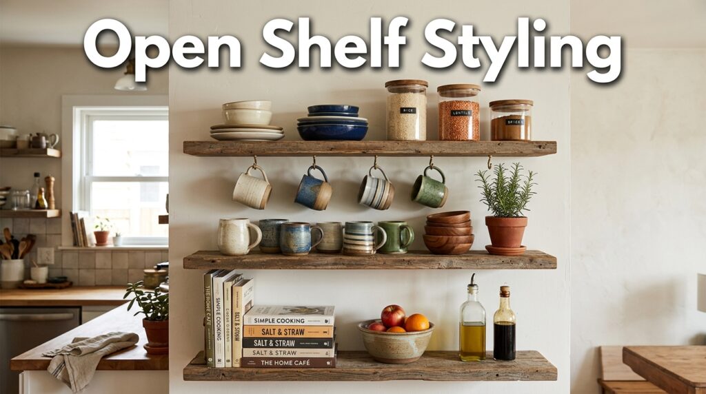 Open Shelf Styling