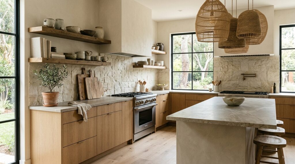 Organic modern kitchen