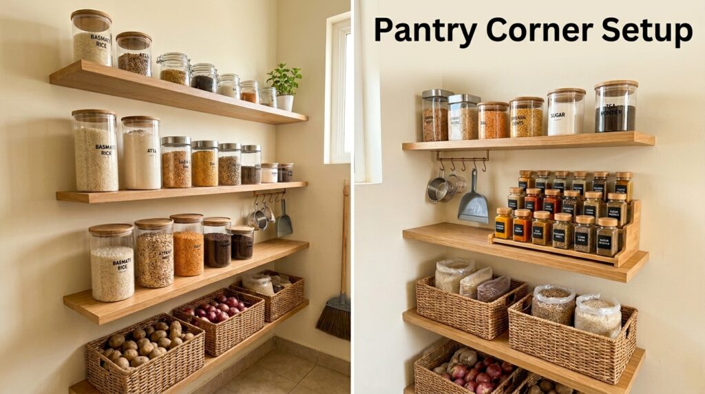 Pantry Corner Setup