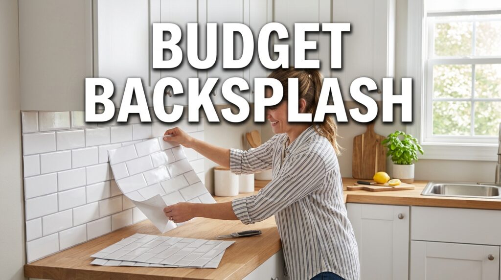 Budget Backsplash