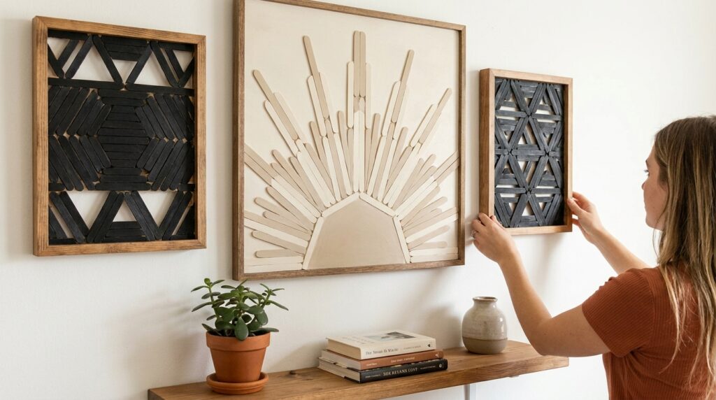 Geometric Stick Art