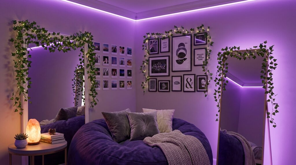 Purple Glow Corner