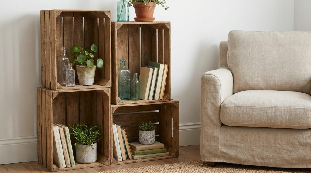 Wood Crate Styling