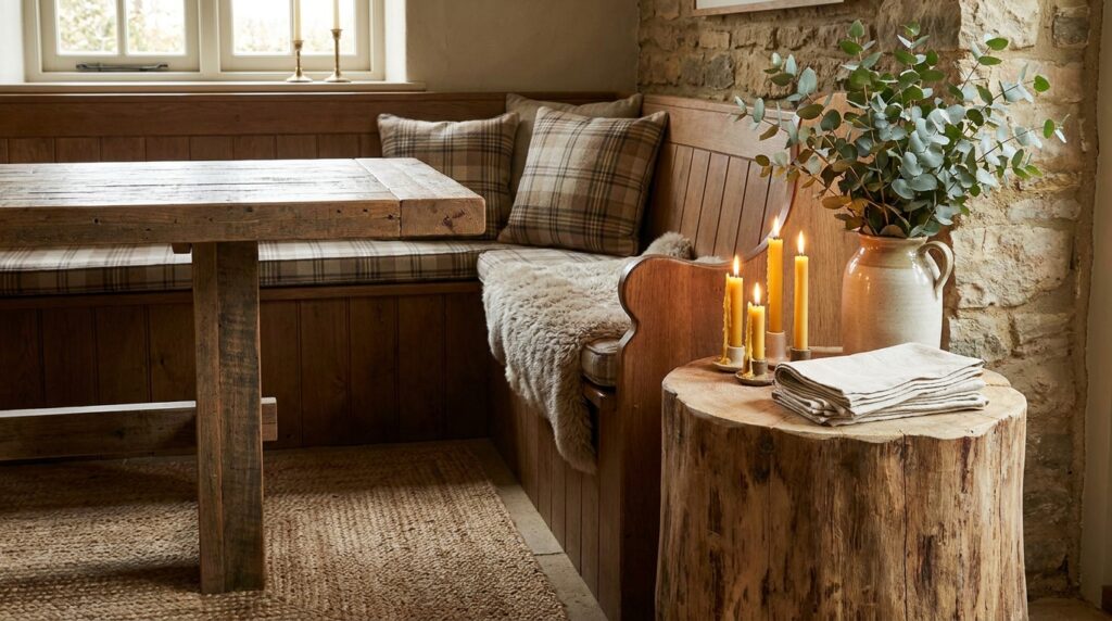 Rustic Dining Corner