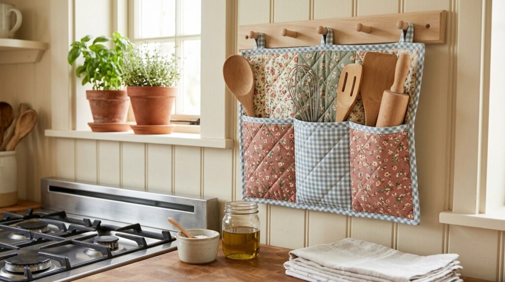 Quilted Utensil Organizer