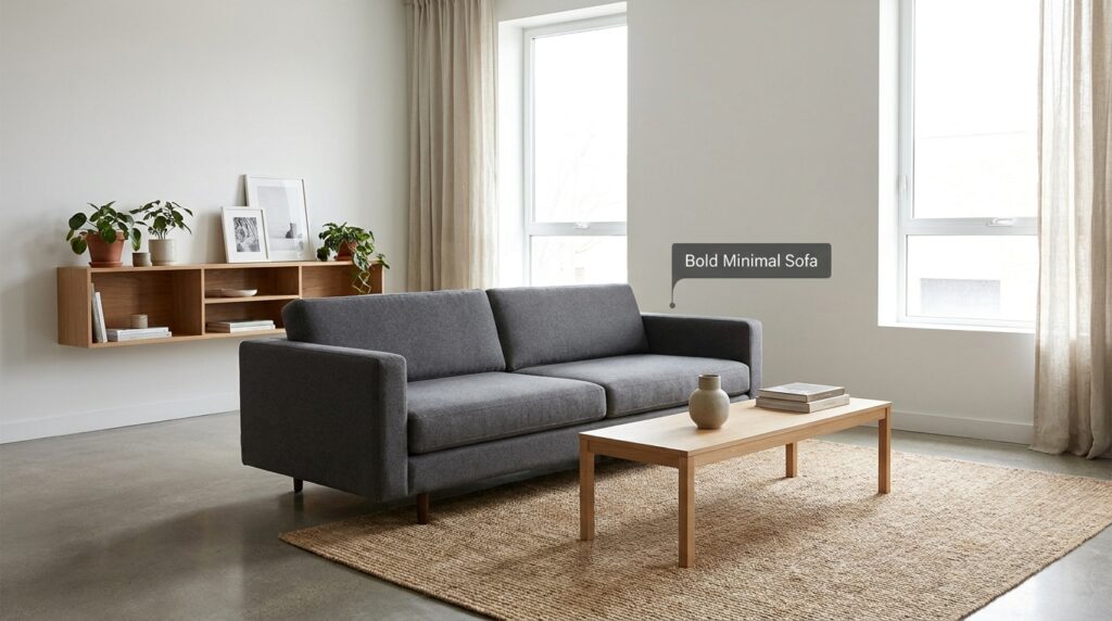 Bold Minimal Sofa