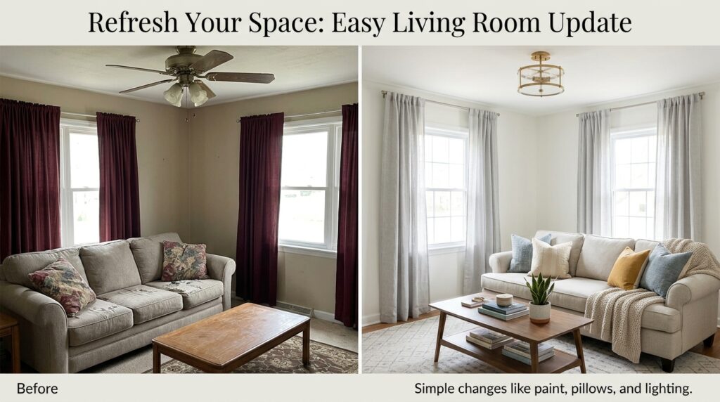 Easy Living Room Refresh