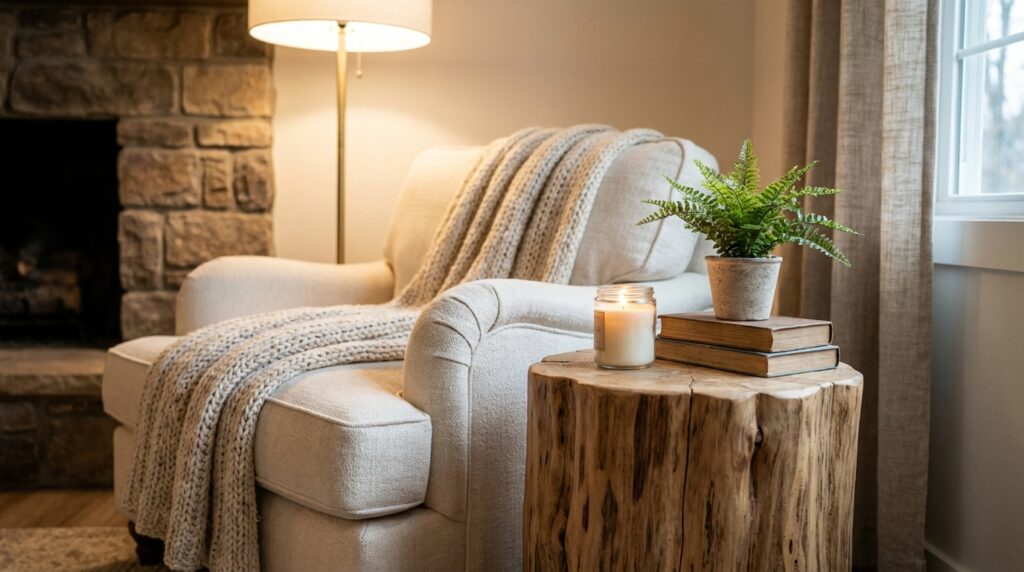 Tree Stump Table