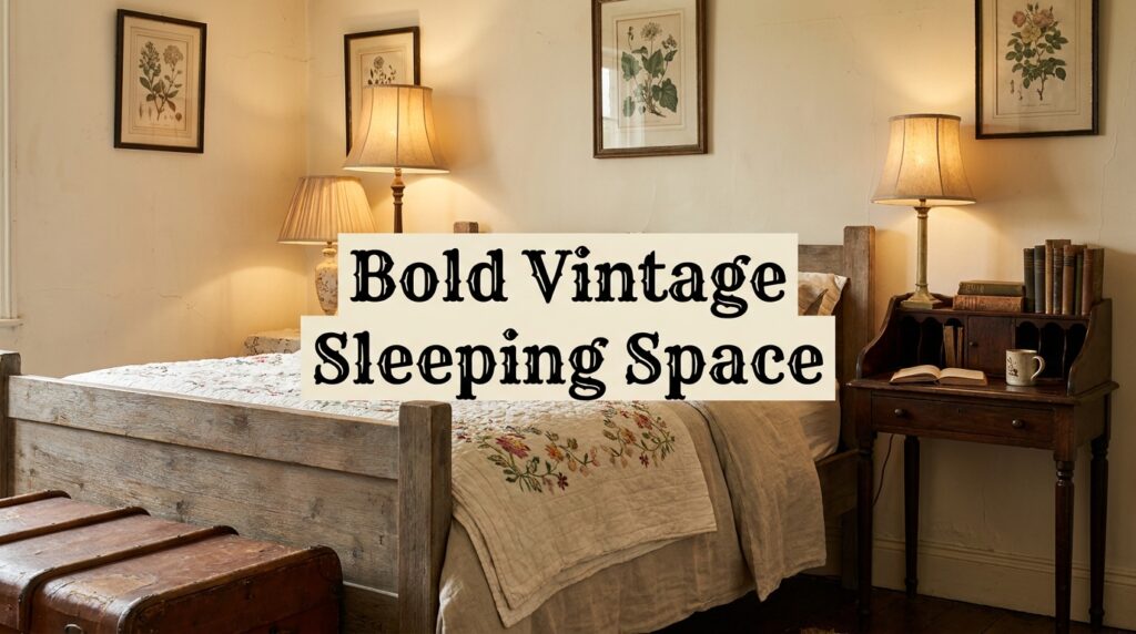 Anchor Text: Bold Vintage Sleeping Space