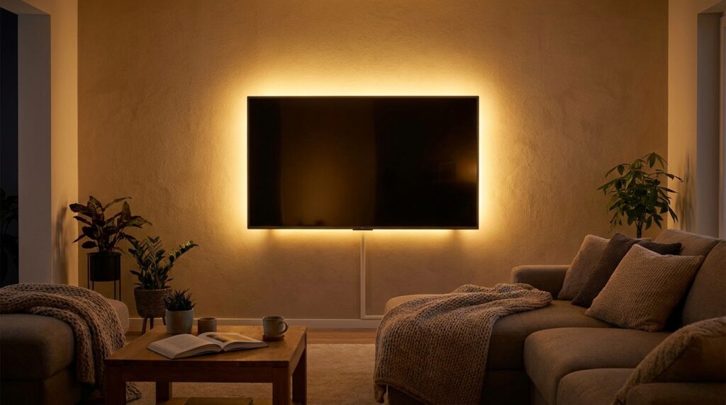 Backlit TV Setup