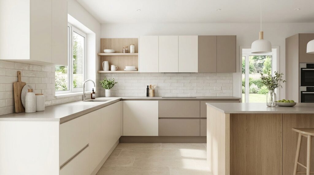 Soft neutral kitchen