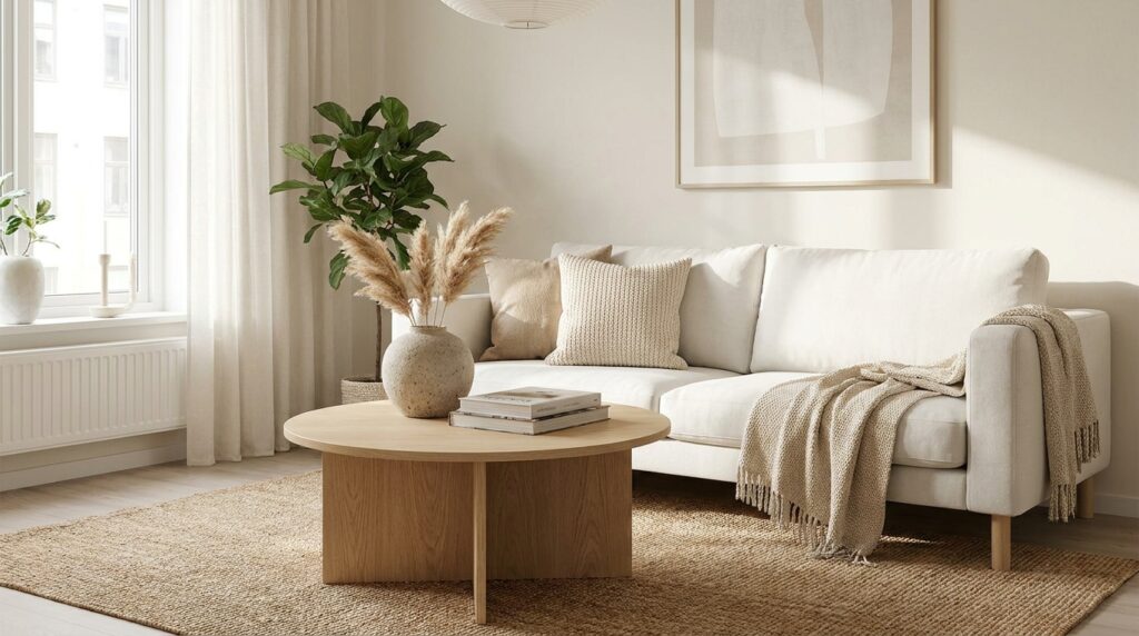 Light Wood Living Space