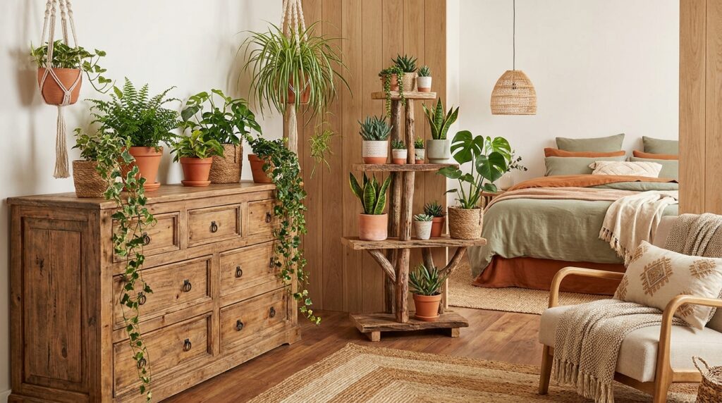 Rustic Plant Corner