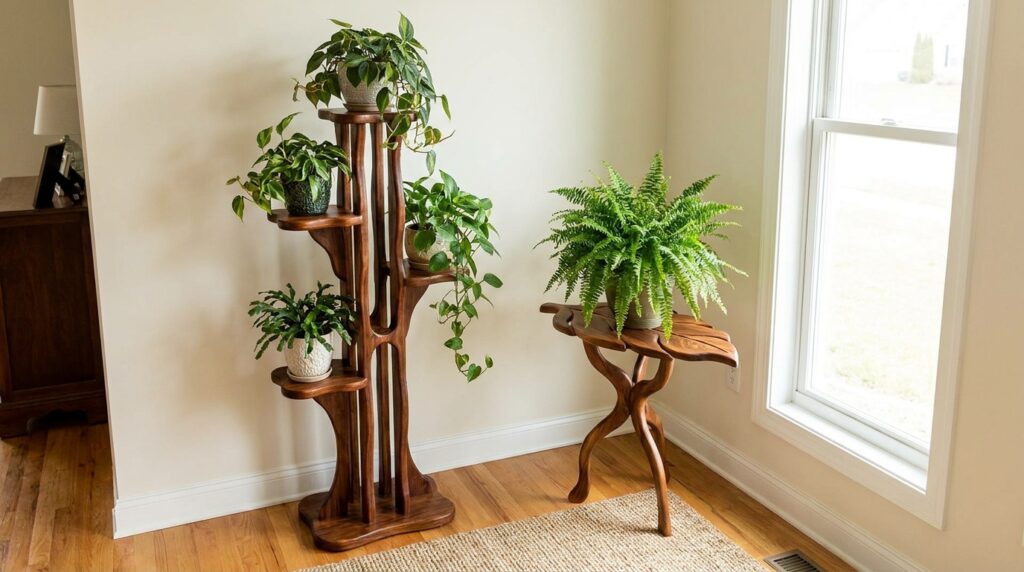 Wooden Plant Stand