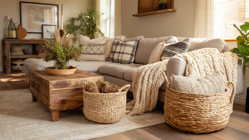 Cute Basket Storage