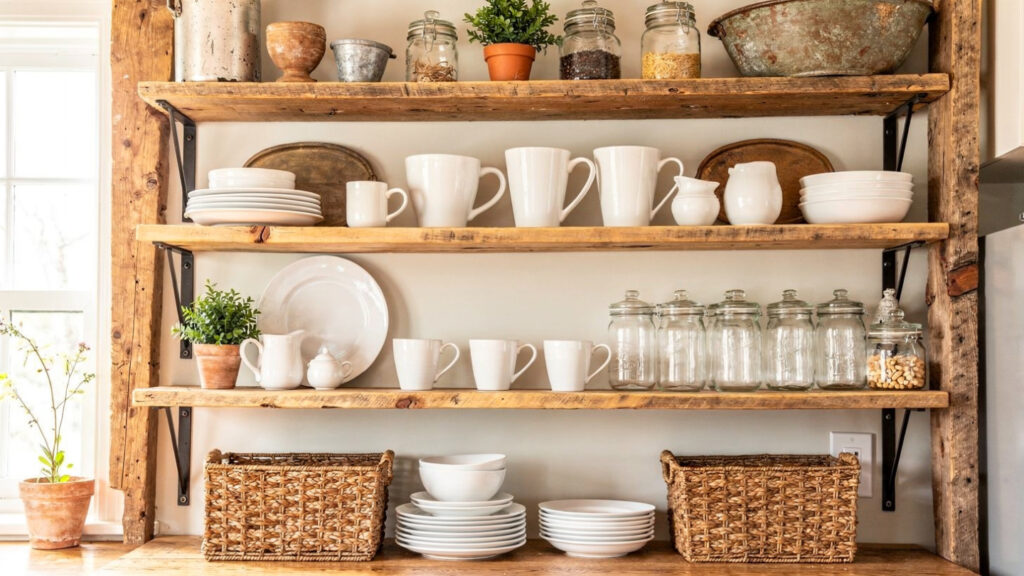 Open Shelf Styling