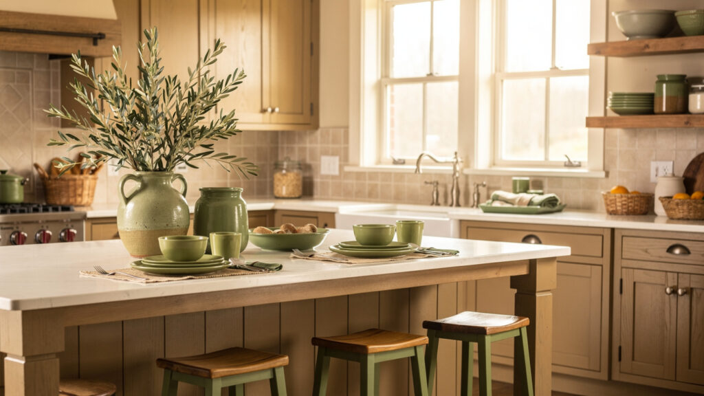Olive Green Accents