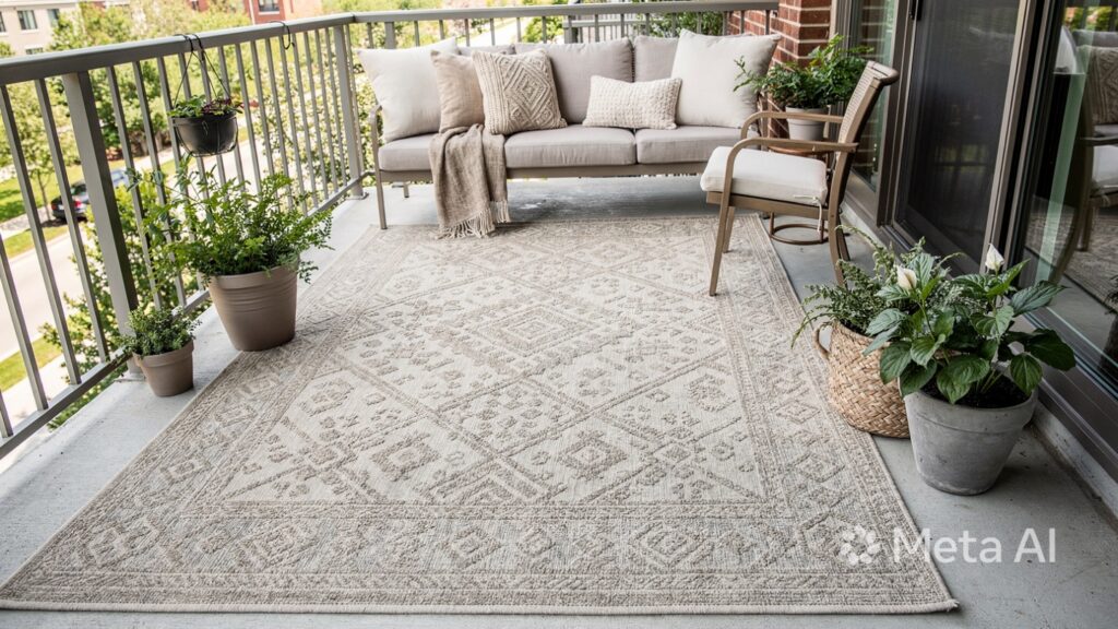 Layered Balcony Rugs