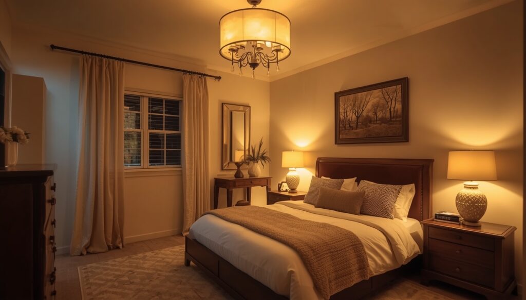 Warm Ceiling Lighting