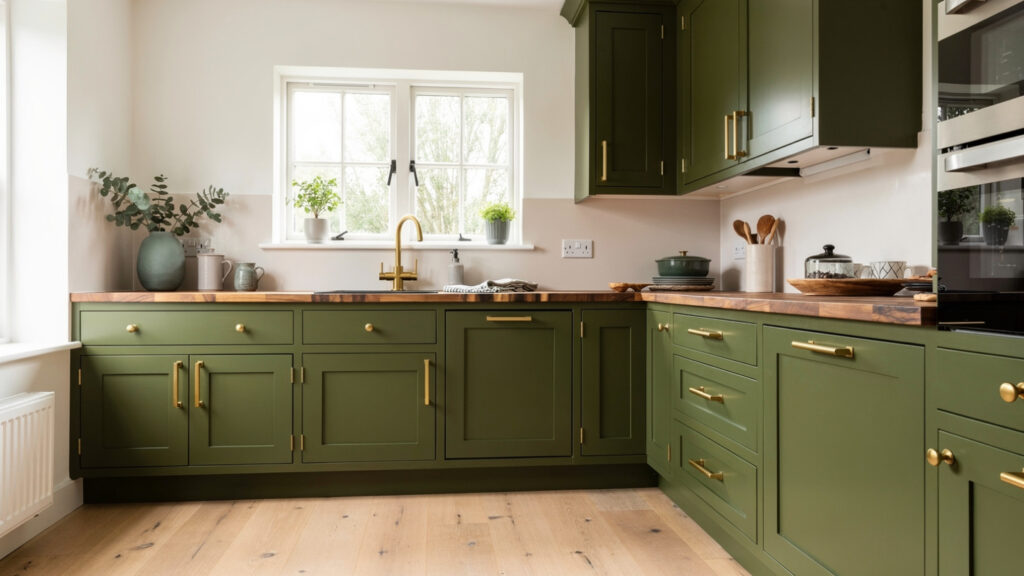 Olive Cabinet Inspiration