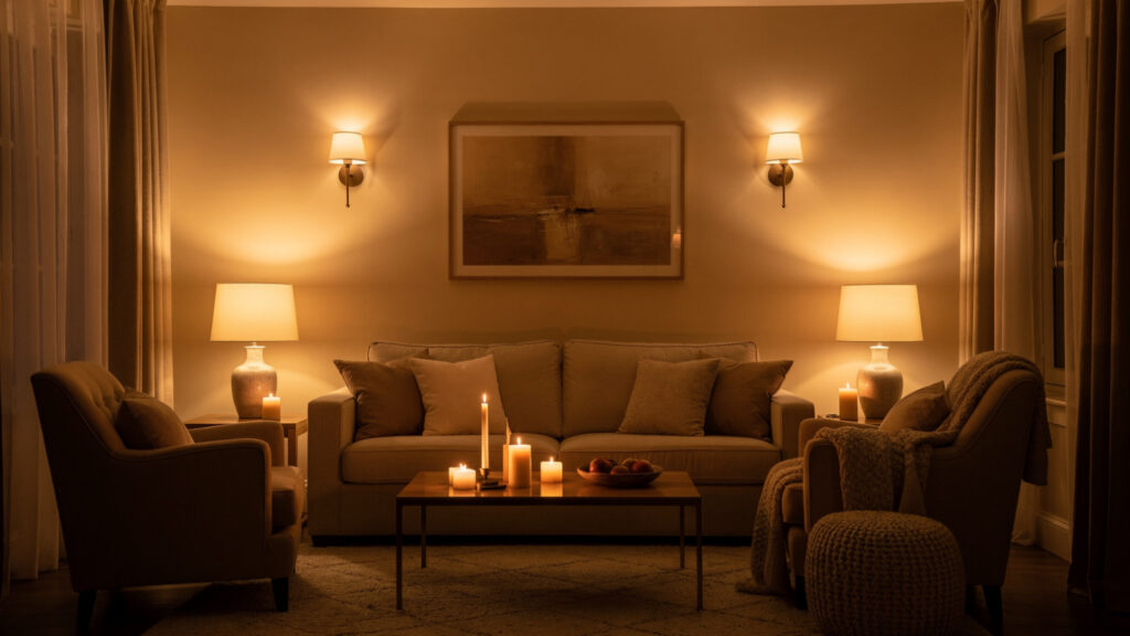 Warm Glow Living Room