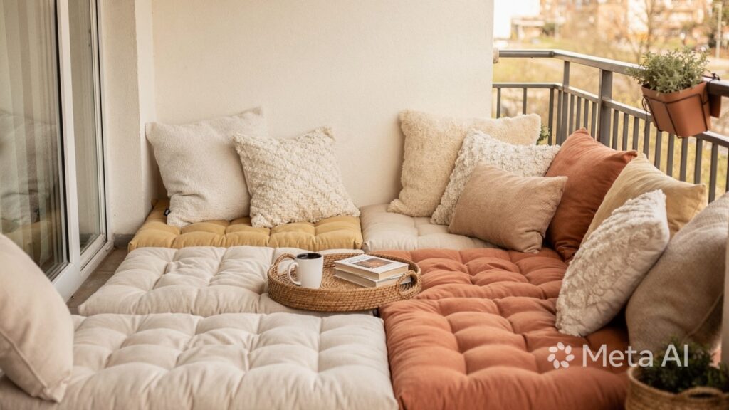 Floor Cushion Setup