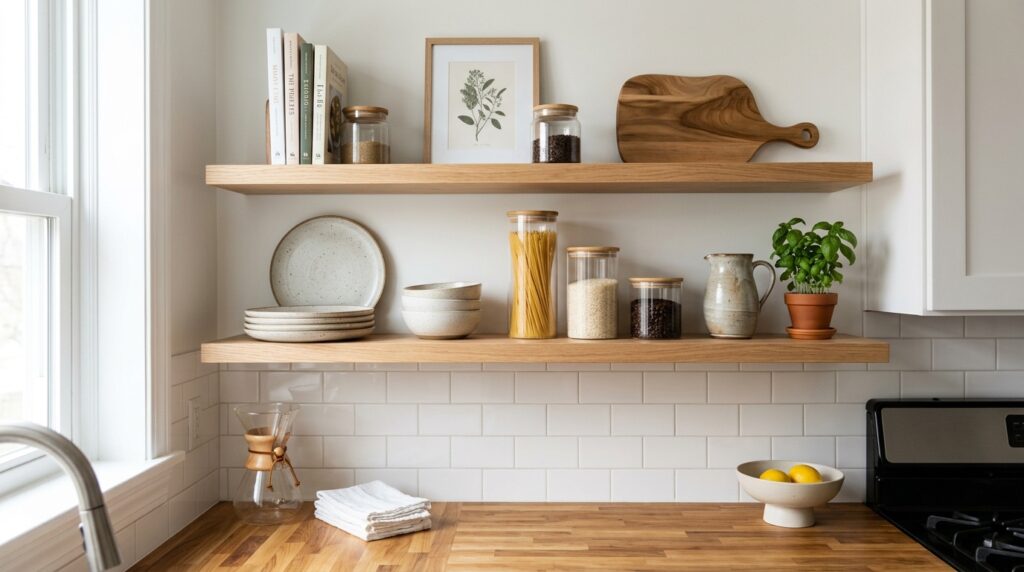 Floating Shelf Styling