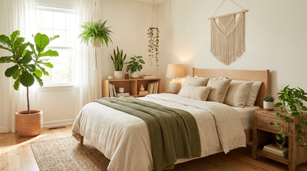 Green Bedroom Touch