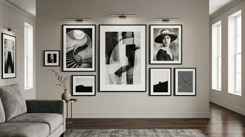 Monochrome Art Display