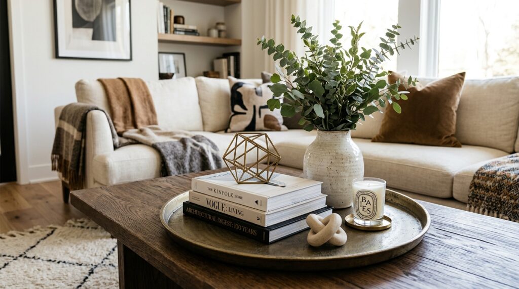 Bold Coffee Table Decor