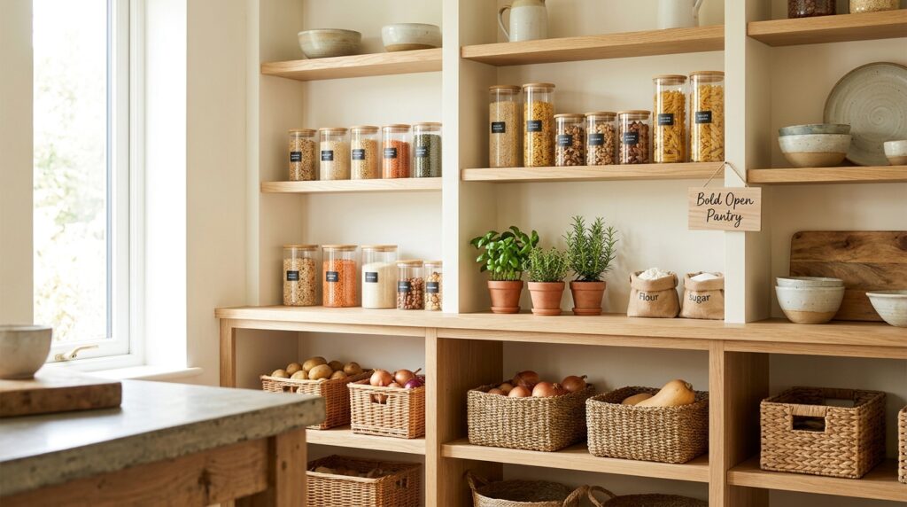 Bold Open Pantry