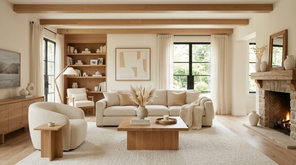 Cream & Wood Harmony