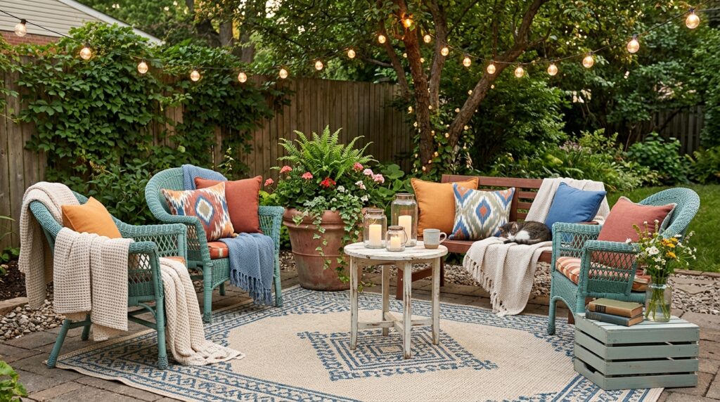 Cozy Outdoor Lounge