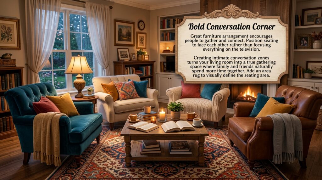 Bold Conversation Corner