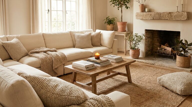 Cozy Neutral Living Room Ideas