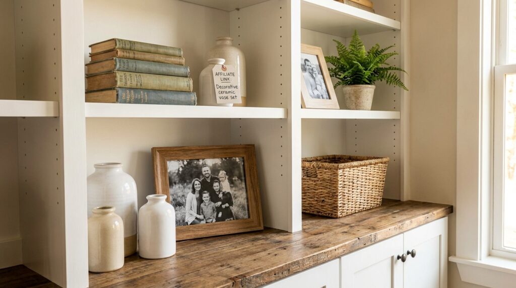Styled Open Shelves