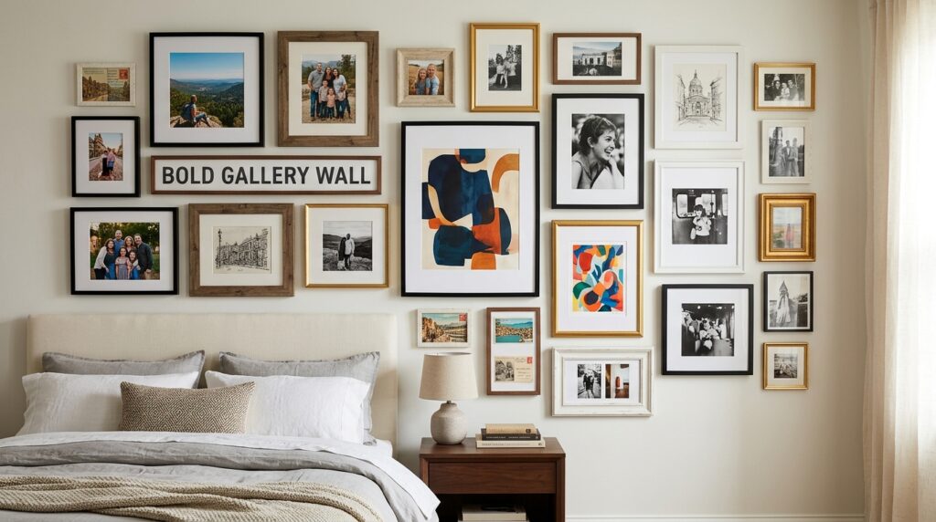 Bold Gallery Wall
