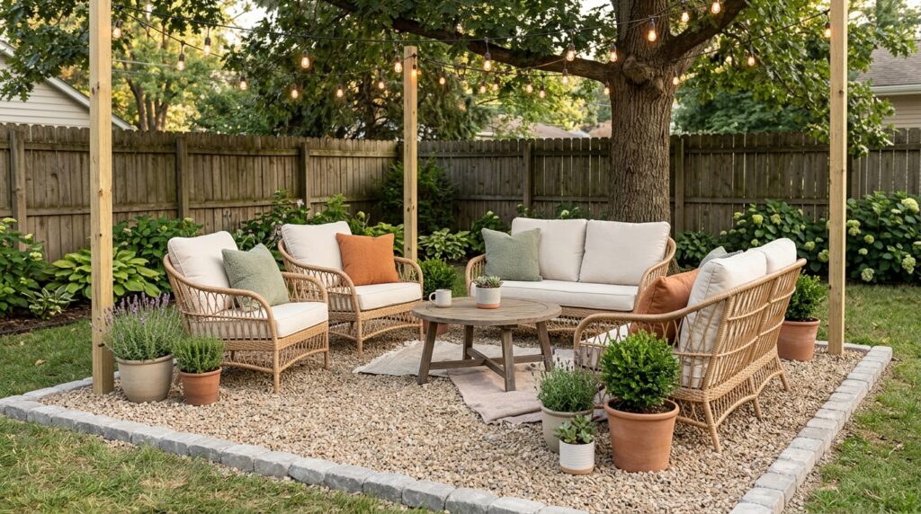 Budget Gravel Patio