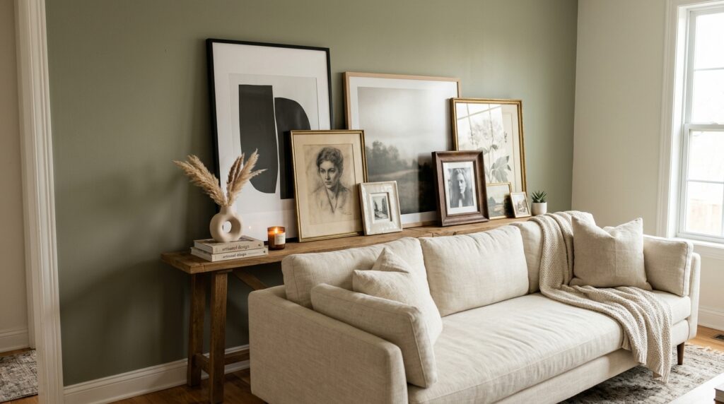 Behind Sofa Styling