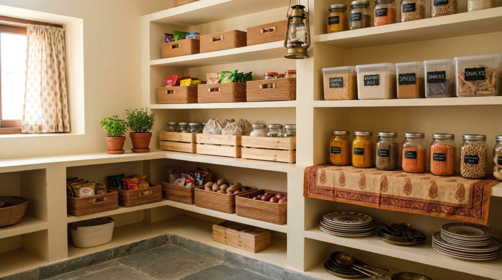 Decorative Store Room Organization